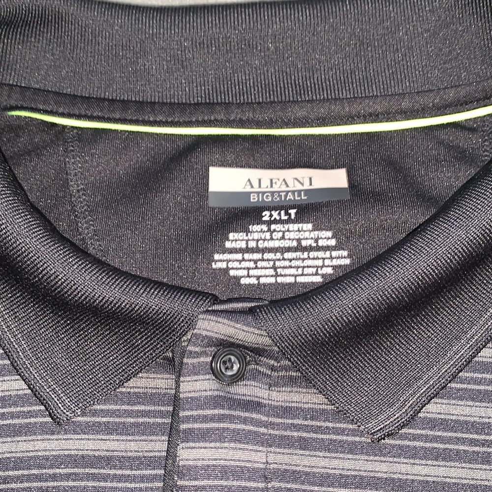 Alfani Mens Polo Style Shirt - Picture 2 of 4